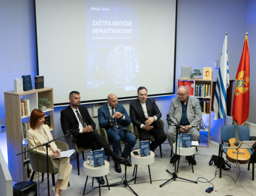 Promovisana knjiga „Zaštita kritične infrastrukture“ dr Nikole Terzića u Narodnoj biblioteci u Podgorici